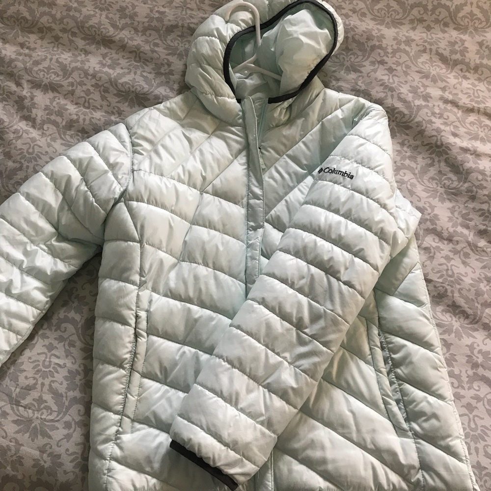 Light blue Columbia coat